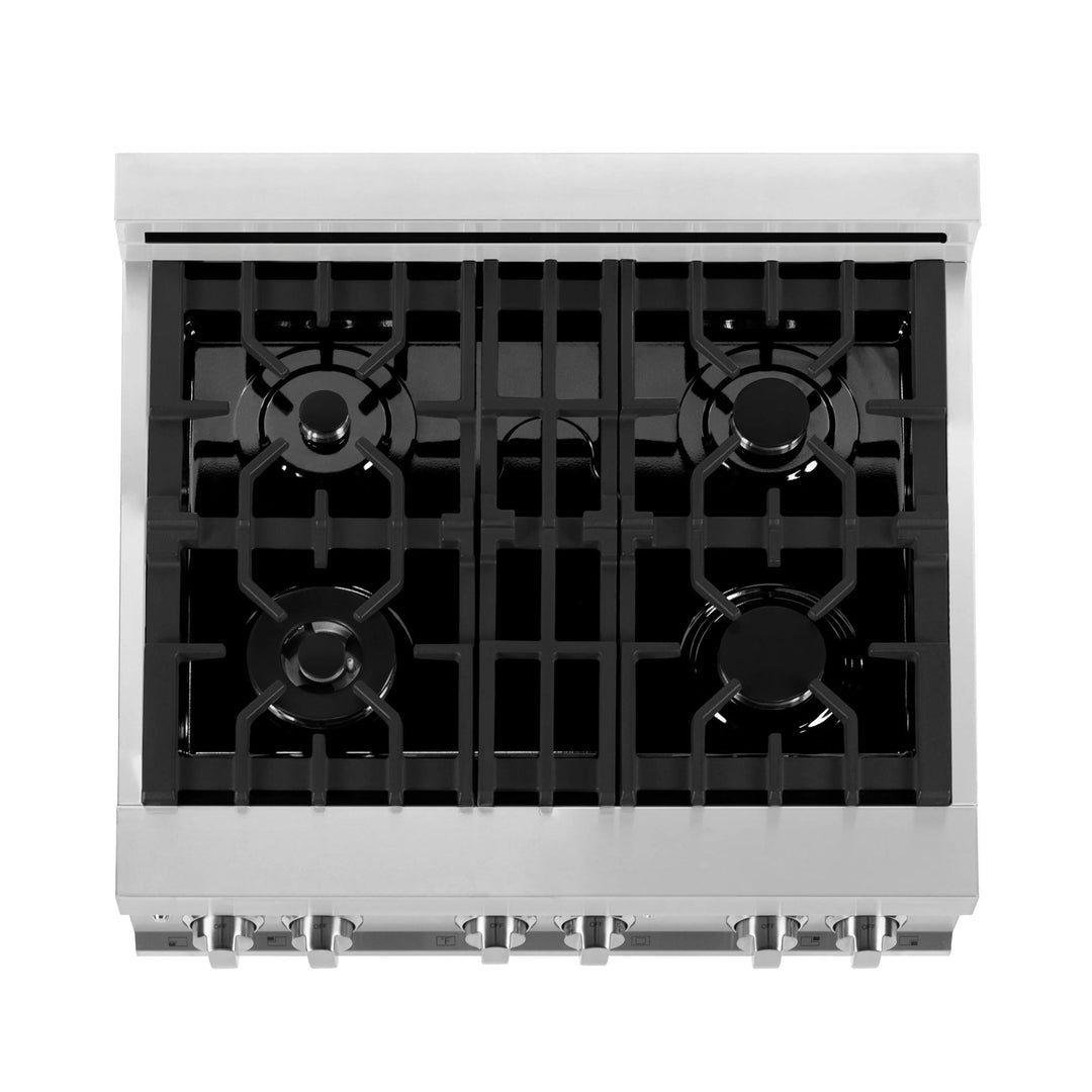 ZLINE Legacy Dual Fuel Range in Satin Nickel – 24", 30", 36", and 48"