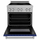 ZLINE 30" 4 Element Stove &amp; Oven In Blue Gloss Induction Range