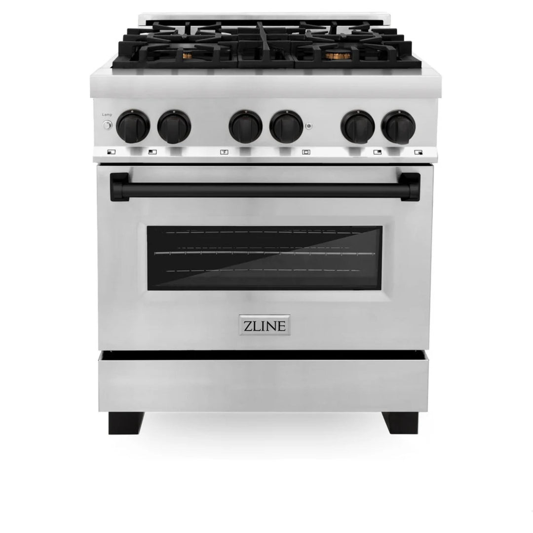 ZLINE Autograph Edition 24", 30", 36", &amp; 48" Legacy Dual Fuel Range with Champagne Bronze, Polished Gold nd Matte Black.