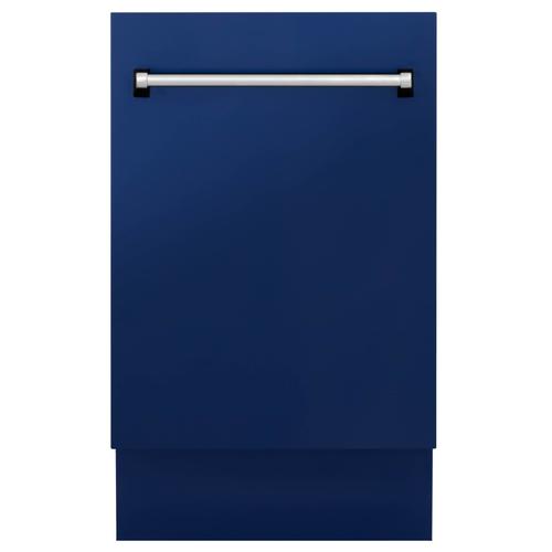 ZLINE 18" Compact Top Control Dishwasher in Custom Panel Read SS Tub