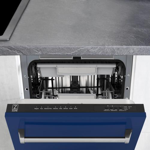 ZLINE 18" Compact Top Control Dishwasher in Custom Panel Read SS Tub