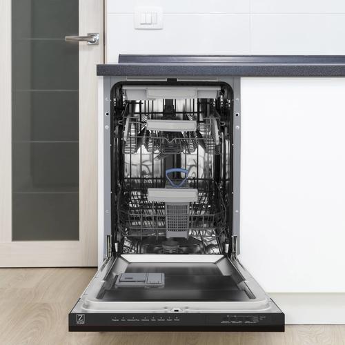 ZLINE 18" Compact Top Control Dishwasher in Custom Panel Ready ORB