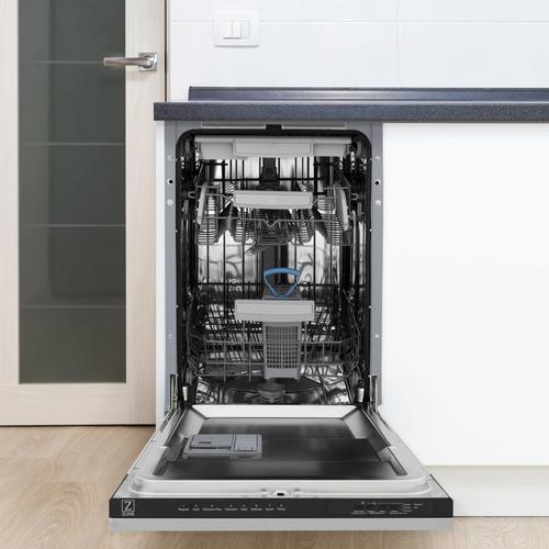 ZLINE 18" Compact Top Control Dishwasher Panel Ready Stainless Steel