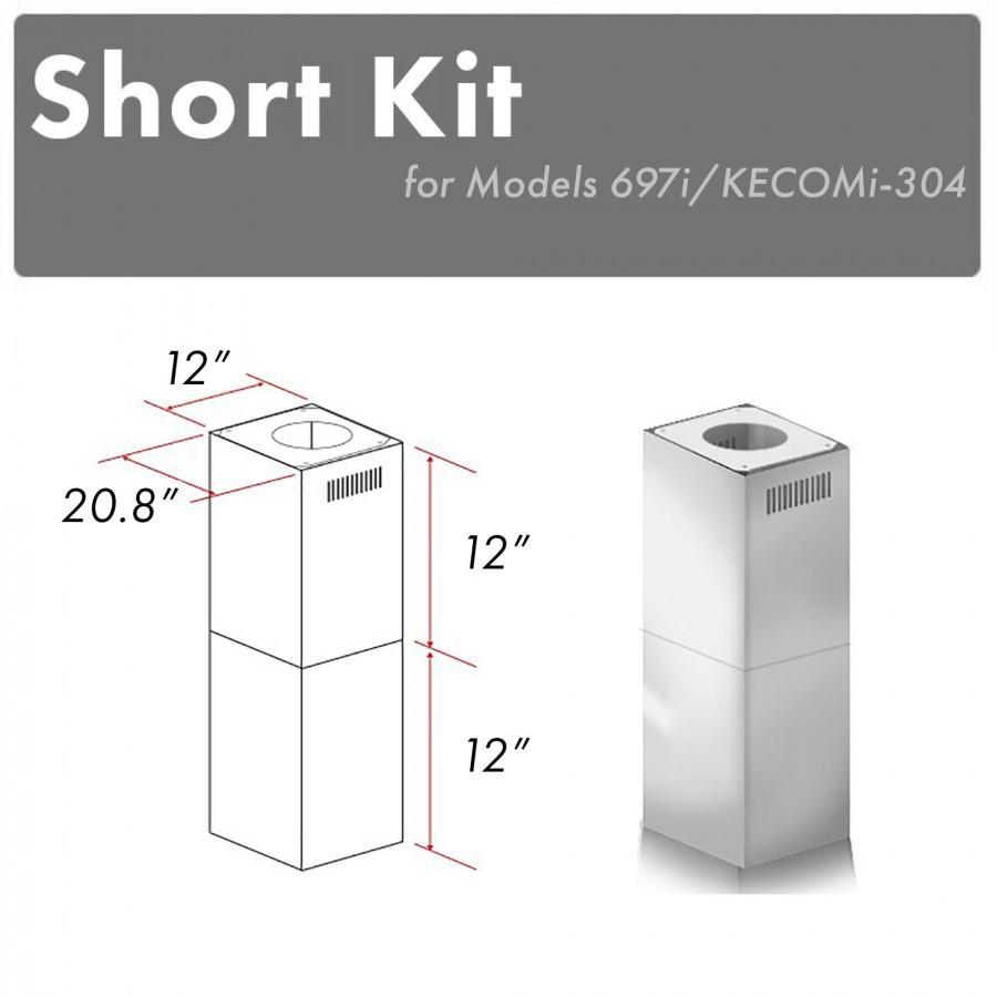 ZLINE Short Kit for Ceilings Under 8 feet, SK-697i/KECOMi-304