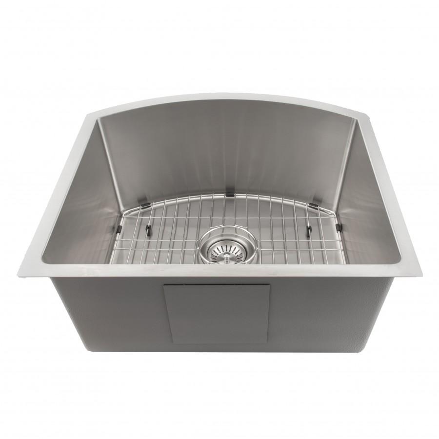 ZLINE 22 in. Telluride Undermount Single Bowl Stainless Steel Kitchen Sink with Bottom Grid, SCS-22