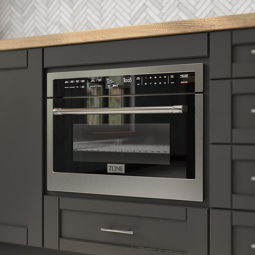 ZLINE 24" Built-in Convection Microwave Oven in SS Speed/Sensor Cooking