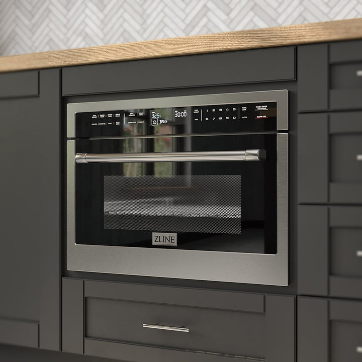 ZLINE 24" Built-in Convection Microwave Oven in SS Speed/Sensor Cooking