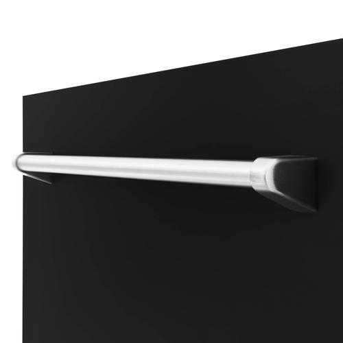 ZLINE 24" Top Control Tall Dishwasher Custom Panel Ready Black Matte