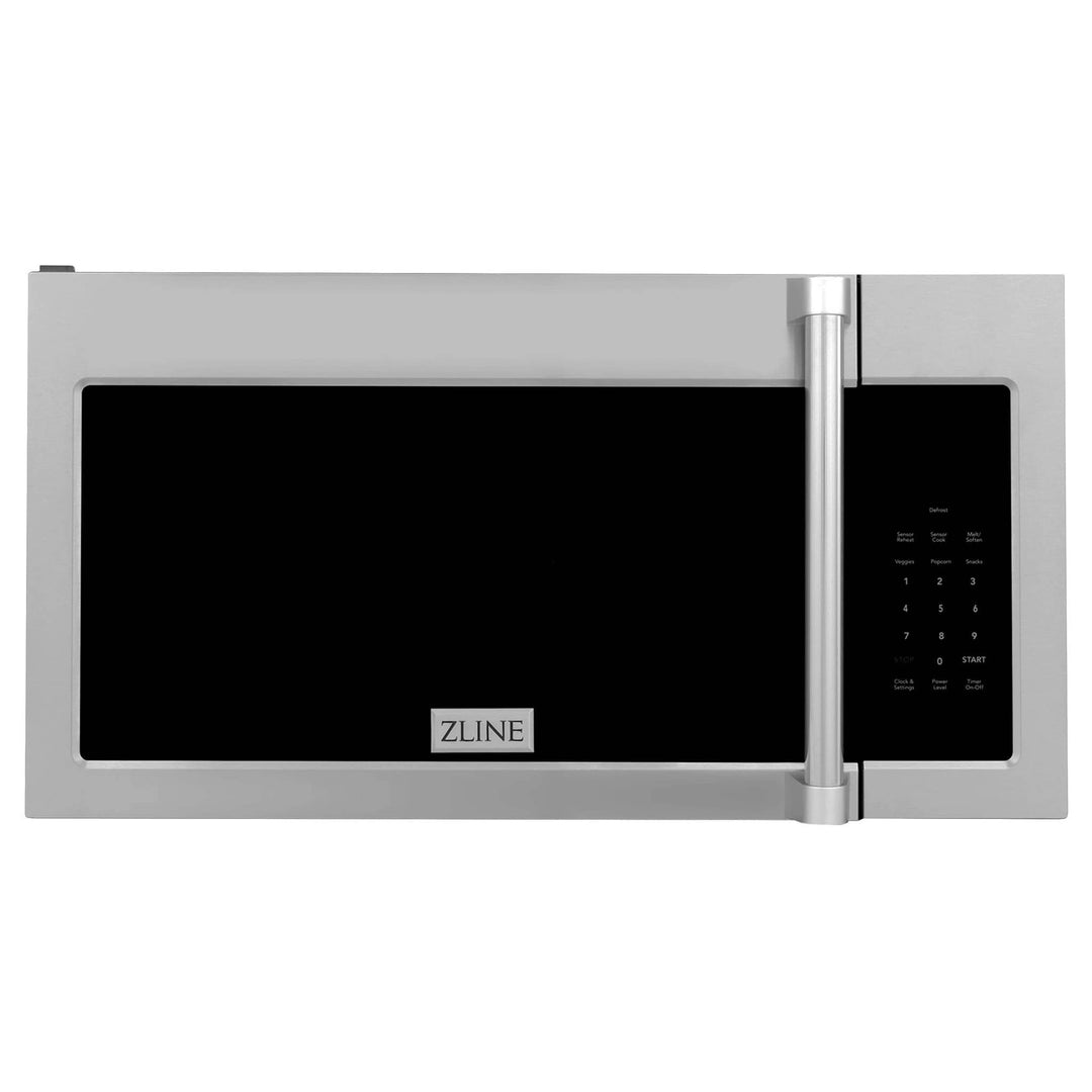 ZLINE 30" Kitchen Package Gas Range Over The Range Microwave &amp; Dishwasher