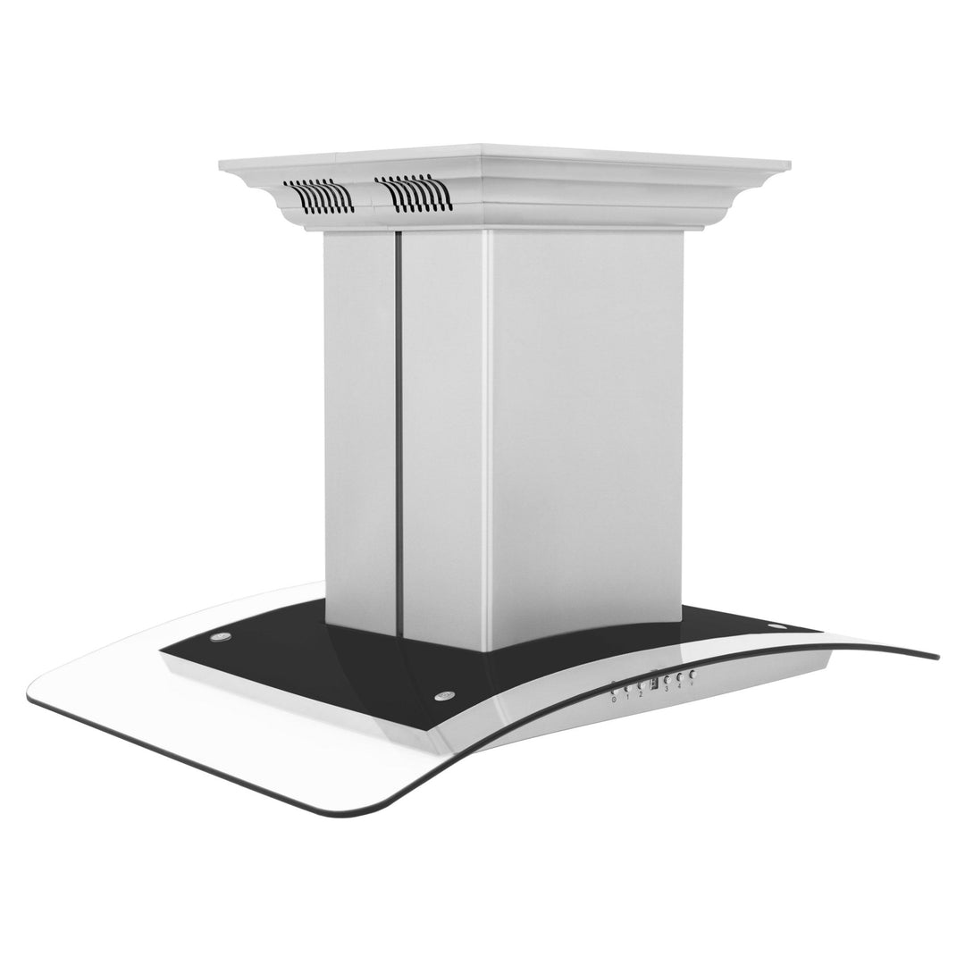 ZLINE 30” Island Mount Range Hood in Stainless Steel W/ CrownSound