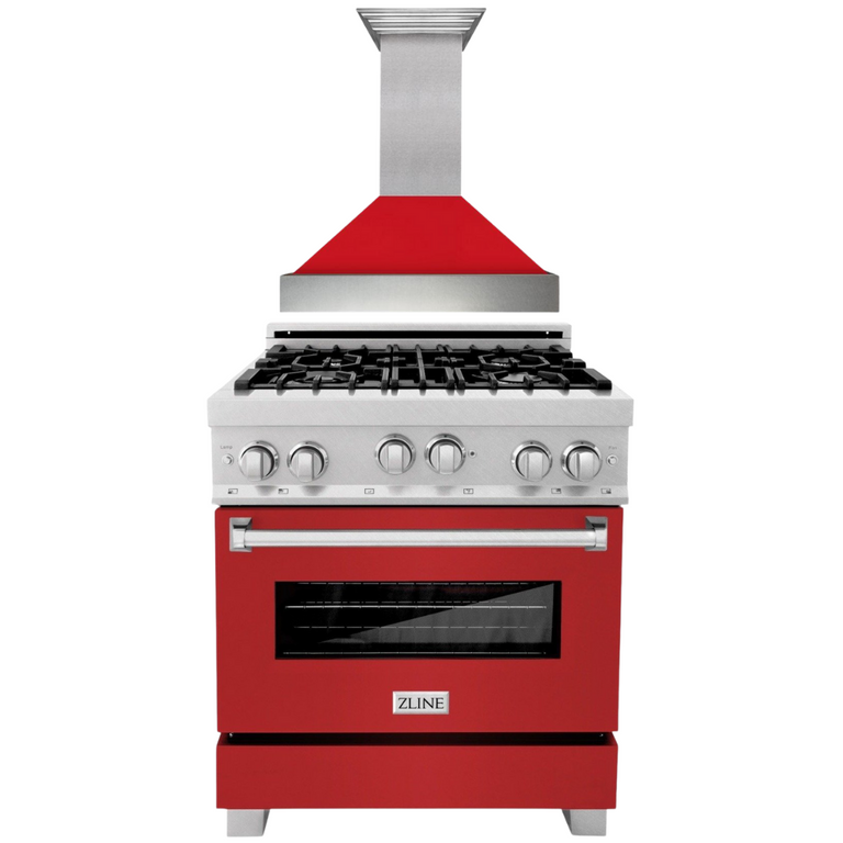 ZLINE 30" 2 Piece Autograph Edition Stainless Steel Range &amp; Range Hood