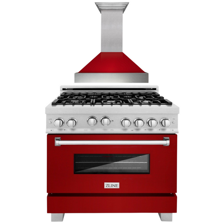 ZLINE 30" 2 Piece Autograph Edition Black Dual Fuel Range &amp; Range Hood