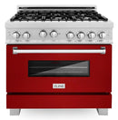 ZLINE 30" 2 Piece Autograph Edition Black Dual Fuel Range &amp; Range Hood