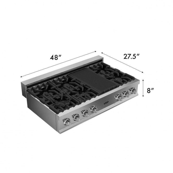ZLINE 30” 3 Piece Stainless Fuel Range w/ Range Hood &amp; Dishwasher