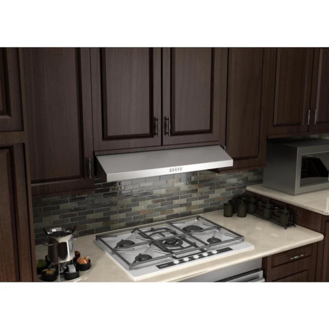 ZLINE 30" 280 CFM Ducted Under Cabinet Range Hood in Brushed Stainless Steel