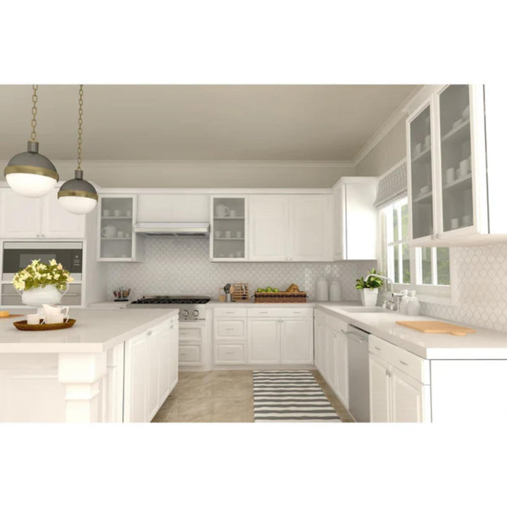 ZLINE 30" 400 CFM Ducted Under Cabinet Range Hood in Brushed Stainless Steel