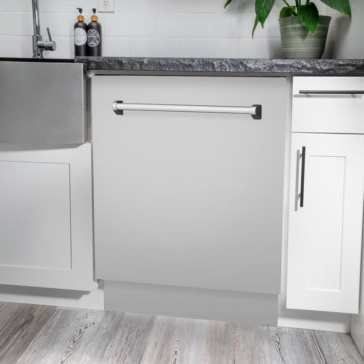 ZLINE 30” 3 Piece Stainless Fuel Range w/ Range Hood &amp; Dishwasher