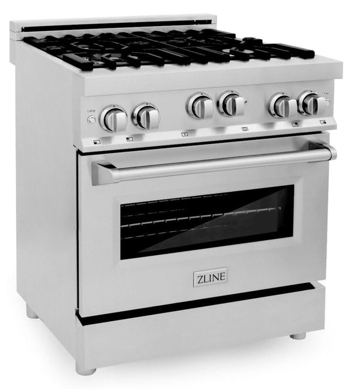 ZLINE 30" 2 Piece Autograph Edition Stainless Steel Range &amp; Microwave