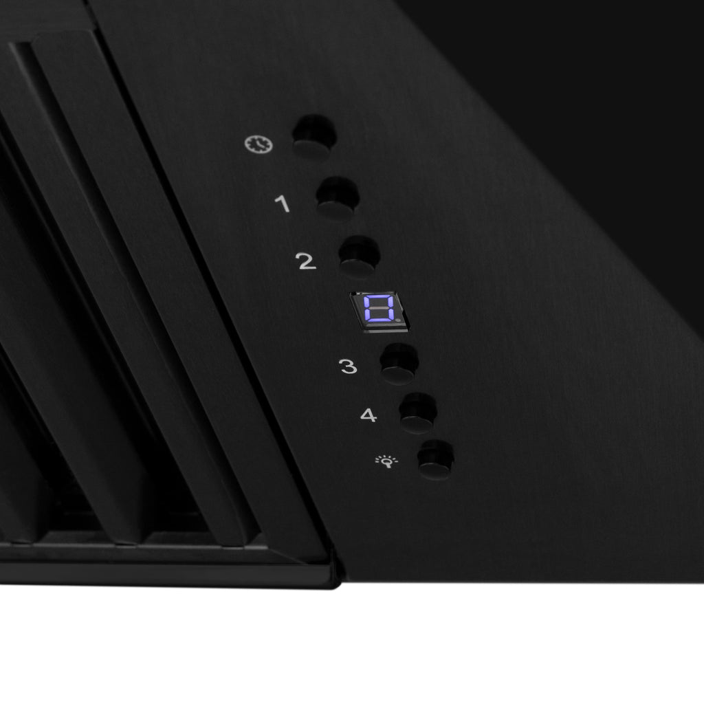 ZLINE 30" 2 Piece Autograph Edition Black Dual Fuel Range &amp; Range Hood