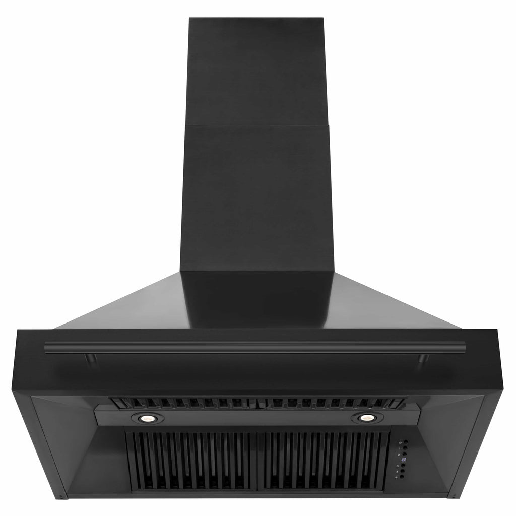 ZLINE 36” 700 CFM Black Stainless Steel Wall Mounted Range Hood