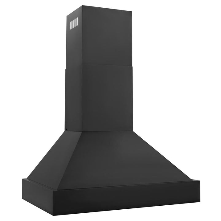 ZLINE 36 in. Ducted Vent Black Stainless Steel Wall Mount Range Hood (BS655N-36)
