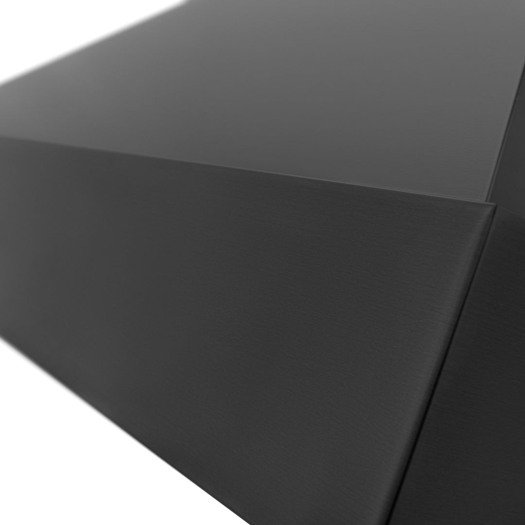 ZLINE 30” Convertible Vent Wall Mount Range Hood Black Stainless Steel