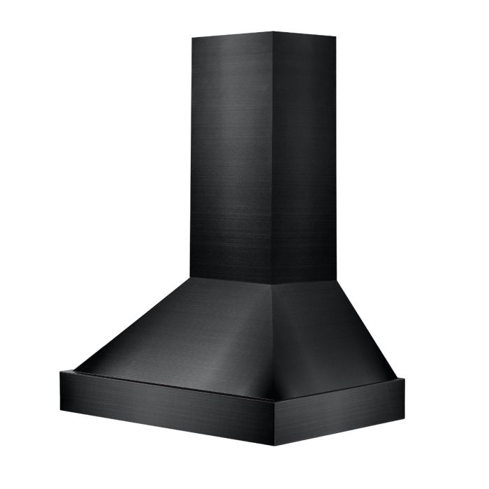 ZLINE 48 in. Black Stainless Steel Wall Mount Range Hood, BS655N-48