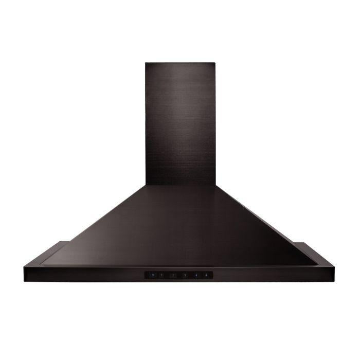 ZLINE 42 in. Convertible Vent Wall Mount Range Hood in Black Stainless Steel, BSKBN-42