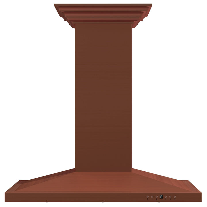 ZLINE 30” Designer Series Copper Island Mount Range Hood  Copper Finish