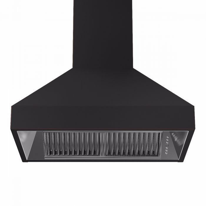 ZLINE 36 in. Oil-Rubbed Bronze Wall Range Hood 8667B-36, 24 in. depth