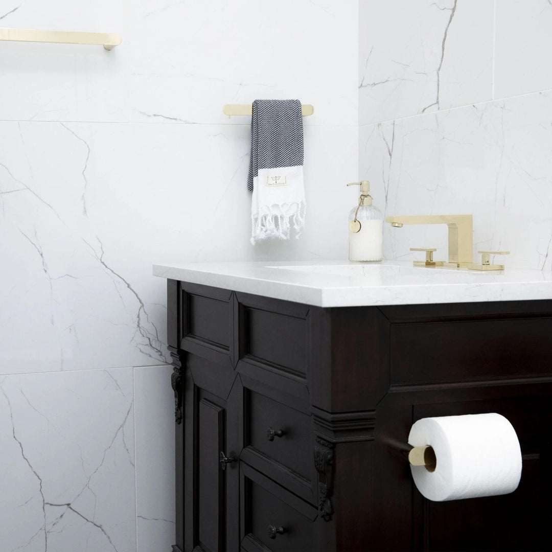 ZLINE CBY-TRD 18 Inch Crystal Bay Towel Rail Polished Gold