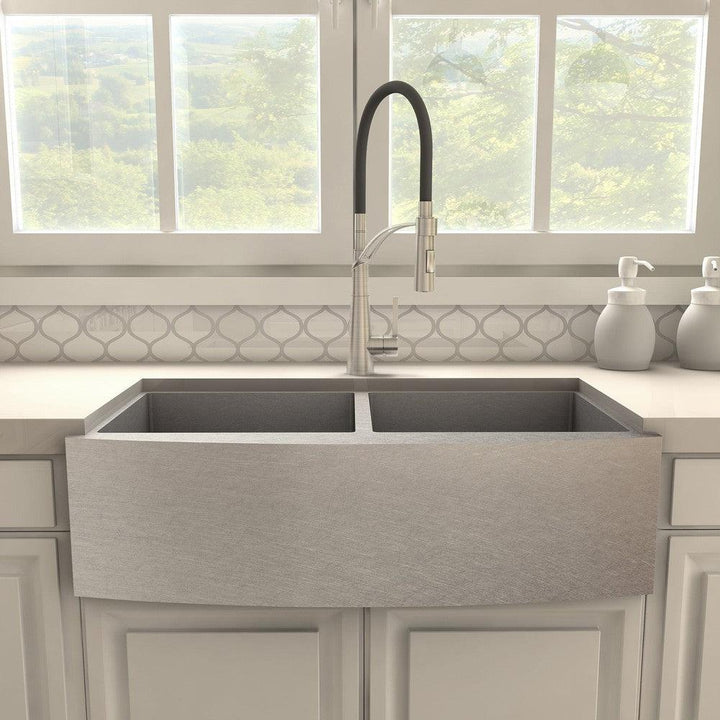 ZLINE Da Vinci Pull Down Single Handle Kitchen Faucet in Brushed Nickel (DAV-KF-BN)