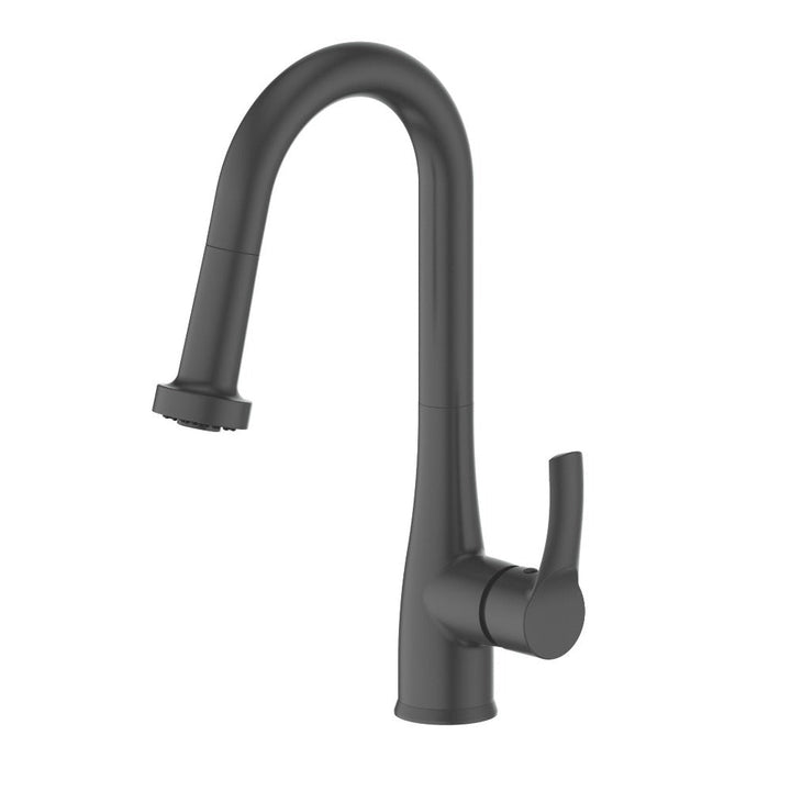 ZLINE Autograph Edition Dali Pull Down Single Handle Kitchen Faucet in Matte Black (DAL-KF-MB)