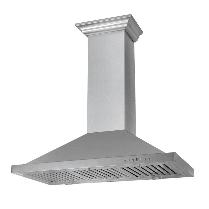 ZLINE Kitchen Package with 30 in. Satin Stainless Steel Rangetop and Convertible Range Hood (2KP-RTSRH30)