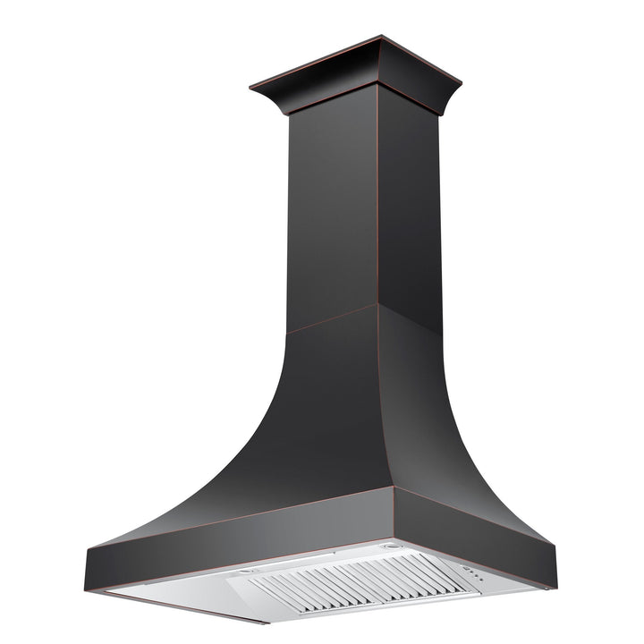Designer Series Oil-Rubbed Bronze Wall Range Hood (8632B-48)  ZLINE 48"