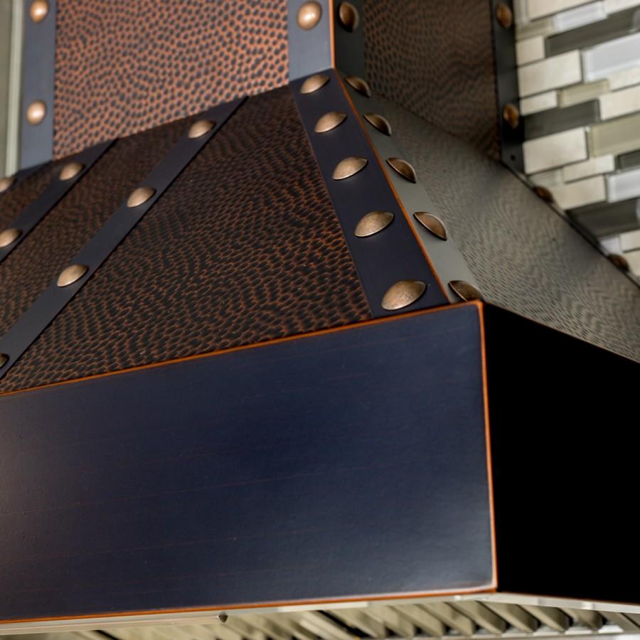 ZLINE 36" Designer Series Wall Mount Range Hood Hand-Hammered Copper