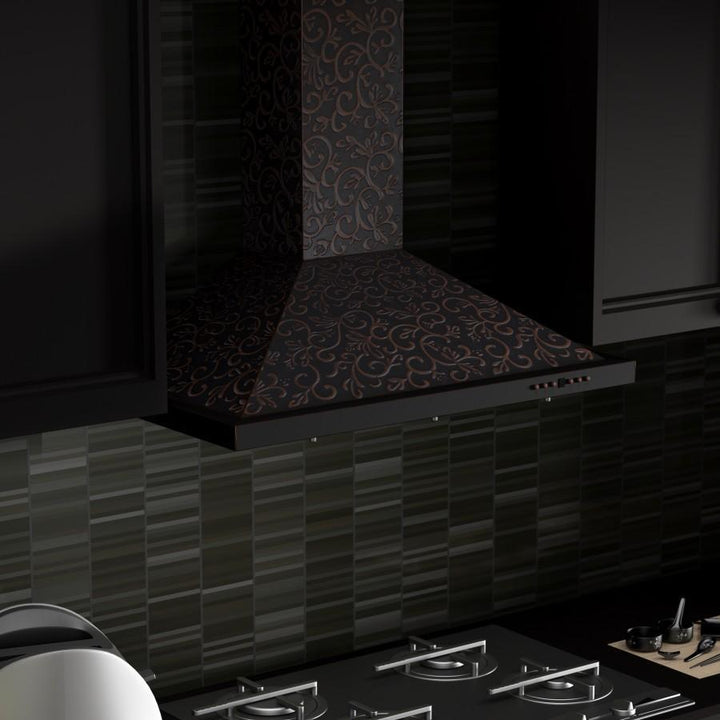 ZLINE 30” Designer Series Wall Mount Range Hood 7-Layer Copper Finish