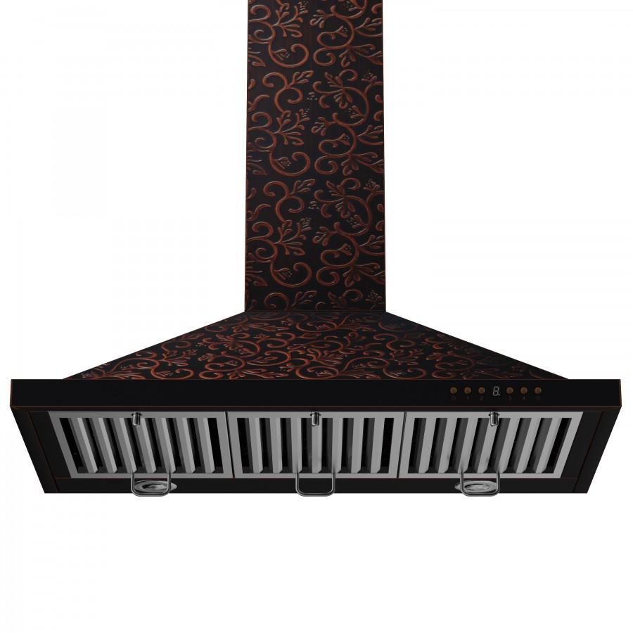 ZLINE 30” Designer Series Wall Mount Range Hood 7-Layer Copper Finish