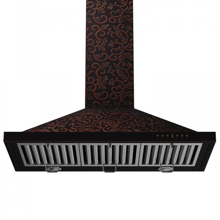 ZLINE 30” Designer Series Wall Mount Range Hood 7-Layer Copper Finish