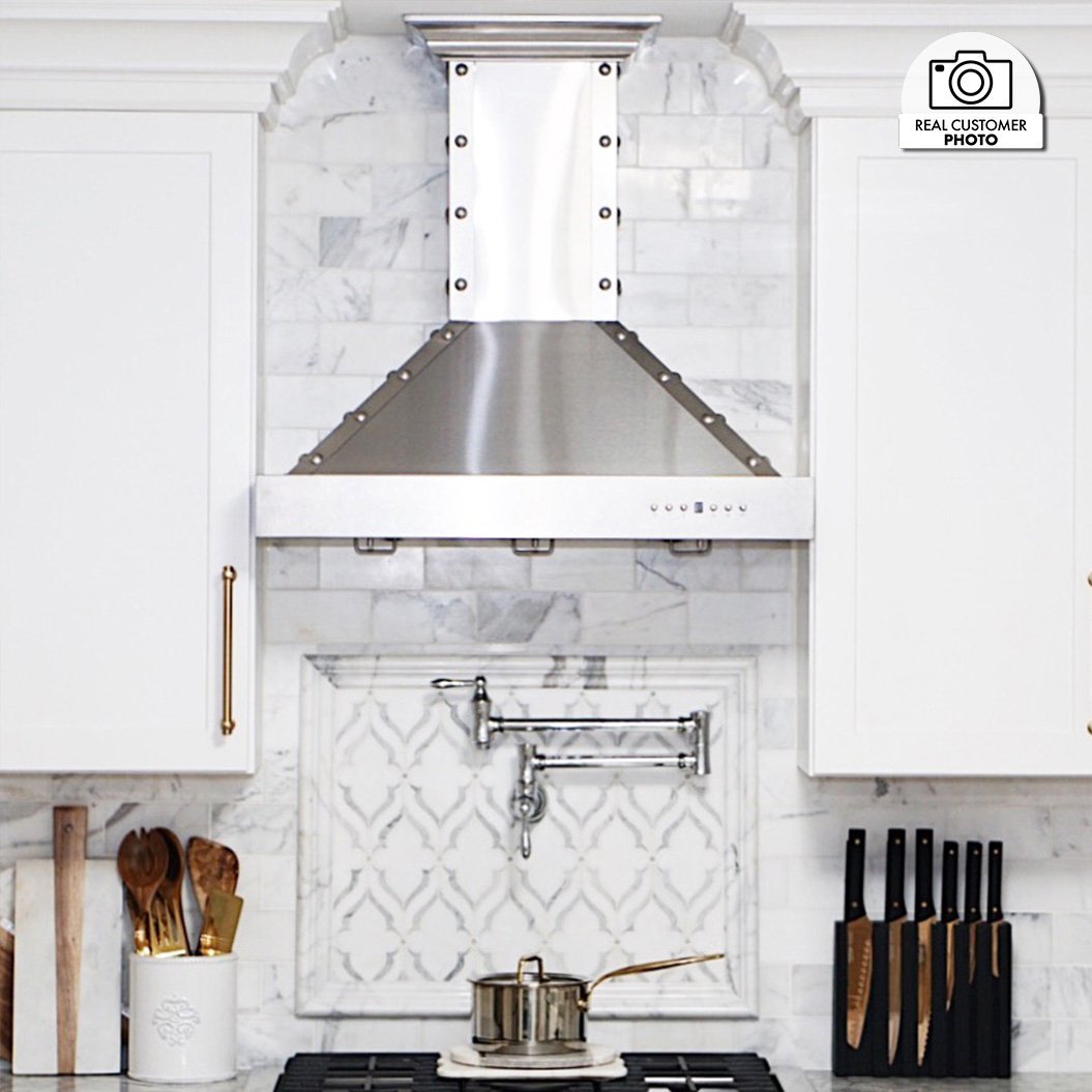 ZLINE 30” Designer Series Wall Mount Range Hood in Stainless Steel
