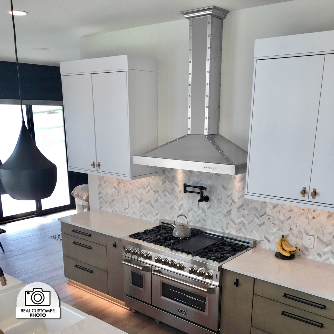 ZLINE 30” Designer Series Wall Mount Range Hood in Stainless Steel