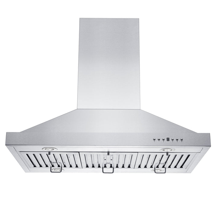48 in. Ducted Island Mount Range Hood with Dual Remote Blower in Stainless Steel (GL2i-RD-48)