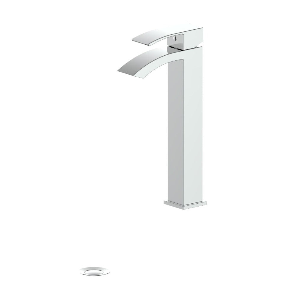ZLINE Heavenly Single Handle Vessel Sink Bath Faucet in Chrome (HVN-BF-CH)