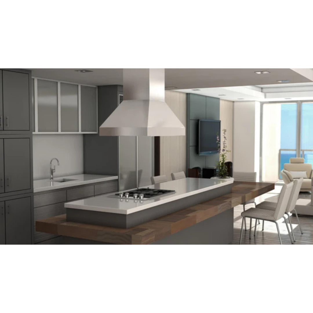 ZLINE 597i-304-36 Outdoor Island Mount Range Hood, 36" Width, Stainless Steel