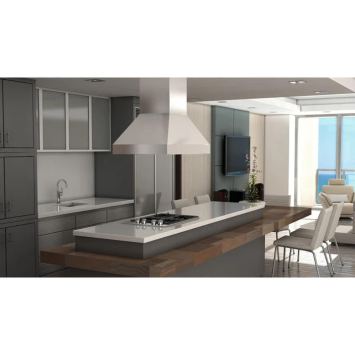 ZLINE 36 Inch Island Mount Range Hood in Stainless Steel