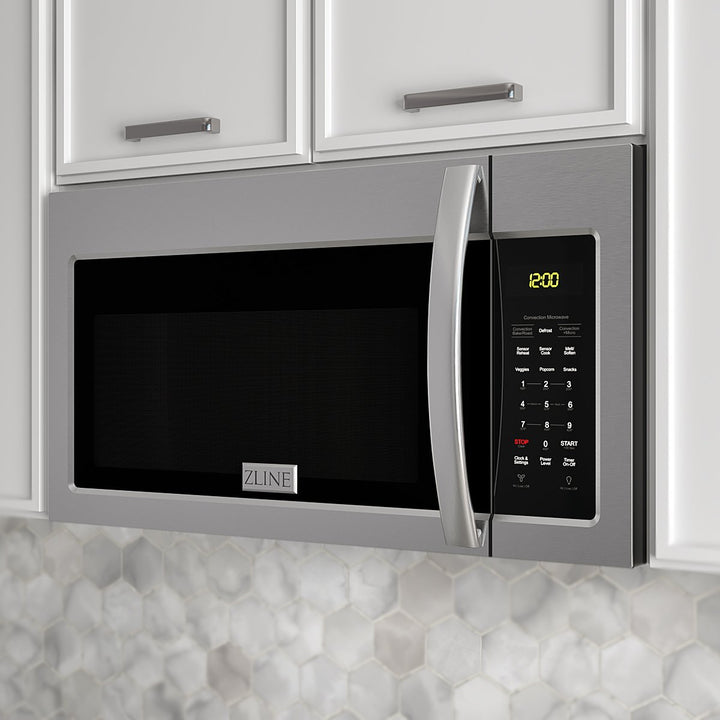ZLINE 30” Over the Range Convection Microwave Oven W/ Modern Handle