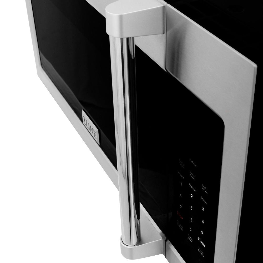 ZLINE 30 in. Kitchen Package with Stainless Steel GAs Range, Traditional Over The Range Microwave and Tall Tub Dishwasher (3KP-SGROTRH30-DWV)