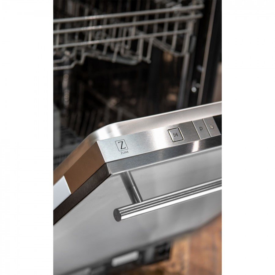 ZLINE 24 in. Top Control Dishwasher in Stainless Steel Tub with Stainless Steel Tub, DW-304-24