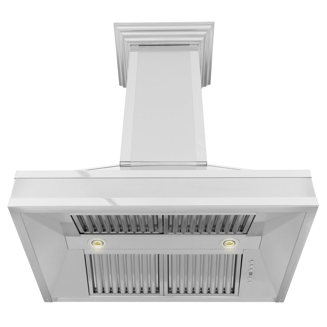 ZLINE 30” Wall Mount Range Hood in DuraSnow® Finish Stainless Steel
