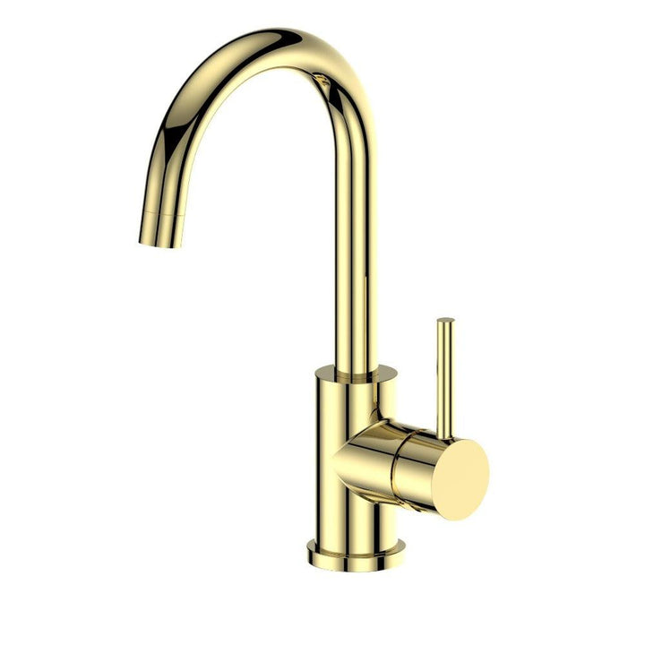 ZLINE Autograph Edition Renoir Single Handle Kitchen Faucet in Polished Gold (REN-KF-PG)